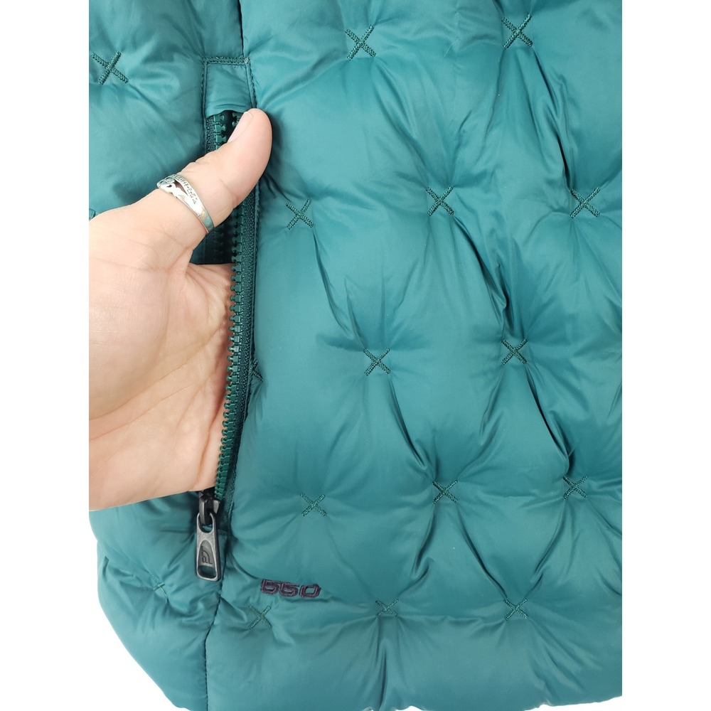 The North Face Holladown Puffer Vest Green 550 Down Quilted Women's Size Medium - Picture 4 of 11